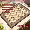 Супервпитывающие полиэстеровые коврики для сушки посуды на столешницу, 1 шт. Быстросохнущая диатомитовая нескользящая подставка под тарелку для кофейни, Кухонный коврик с ретро-узором