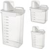 Plastic Washing Powder Dispenser Airtight Laundry Detergent Storage Box  Laundry Room Accessories