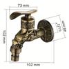 Metal Washing Machine Faucet Connector Cold Water Faucet  Outdoor Garden Wash Basin Tap