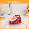 Сумка через плечо с декором Hello Kitty, ручкой из искусственного жемчуга, для повседневного использования