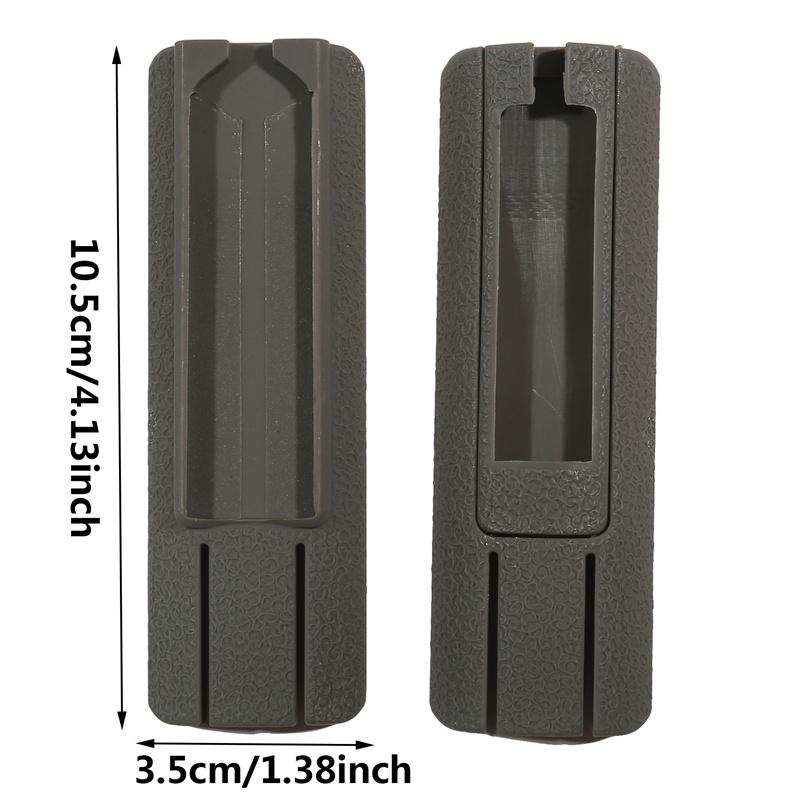 2pcs Practical Flashlight Mouse Tail Switch Card Slot Guide Rail Portable Scar Pocket Panel Remote Switch Pads