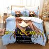 Комплект постельного белья Spice and Wolf Single Twin Full Queen King Size, комплект постельного белья Aldult Kid Bedroom Duvetcover Sets 3D Print Anime
