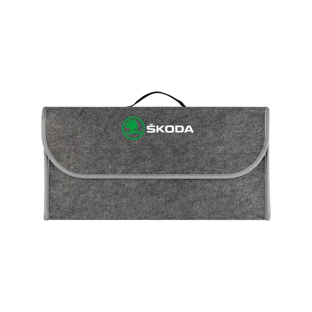 Автомобильный ящик для хранения в багажнике, коробка для мелочей, наведения порядка Для Skoda Octavia 3 2 A5 A7 Yeti Deriv Kodiaq Combi Visions Enyaq RS Deriv