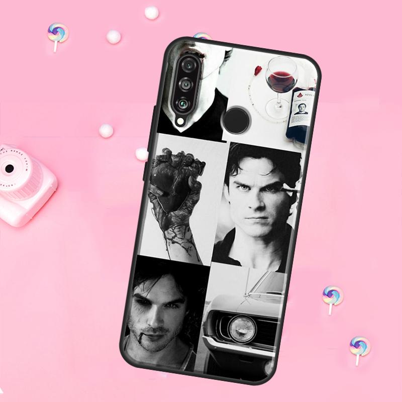 Деймон Сальваторе Дневники вампира Для Huawei Nova 12s 12i 8i 11i 9 10 SE Y60 Y70 Y90 Y72 Y73 Y61 Y91 P60 Pro P30 P40 Lite Чехол