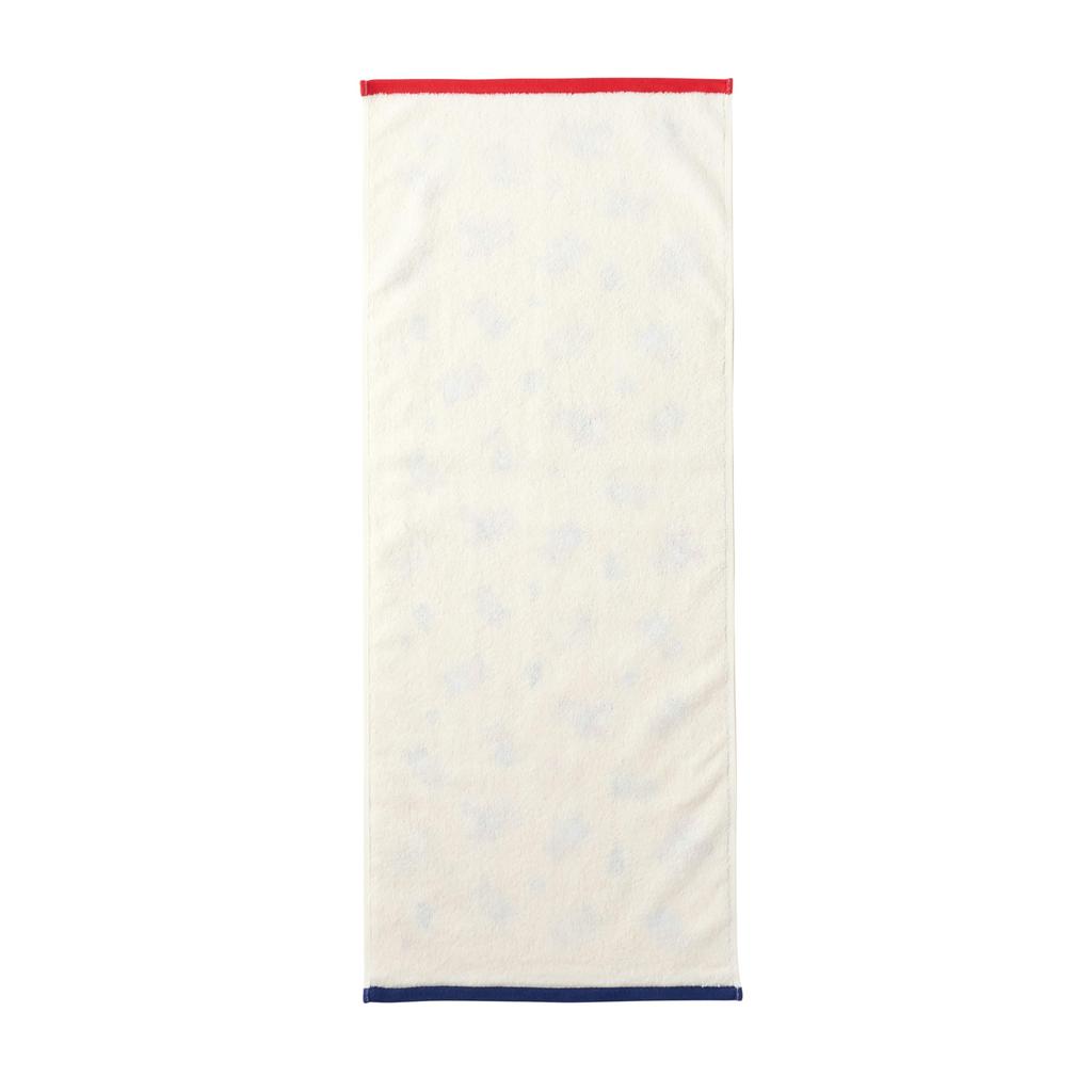 Face Towel Towel 34 X 85cm Cotton Made In Japan Bear Boys Girls Baby Kids Clothes Yellow [MIKI HOUSE] 100% Children's 12-8101-146