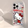 3D бантик Hello Kitty чехол для телефона для iPhone 17 16 Pro Max 17 Air 16e 15 14 13 12 11 Pro Max15 14 Plus X XS Max XR чехол Жесткий