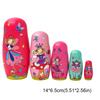 Japanese Girl Animal Matryoshka Doll Snowman Girls Russian Doll Wooden Stacking Dolls  Kids Toys