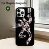 Cool  B-BrowningS Phone Case For iPhone17,16,15,14,13,12,11 Plus,Pro Magnetic with Magsafe Wireless Charging