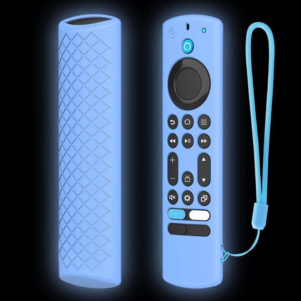 With Lanyard Remote Control Sleeve Shookproof Waterproof Case for Alexa Voice Fire TV Stick 4K 2nd