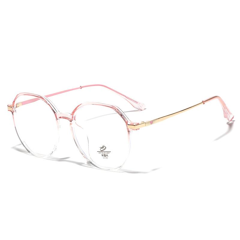 Очки Polygon Large Frame Flat Glasses Ladies Sweet Frames Flat Glasses Men