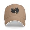 Baseball Caps Iconic Black Logo Vector Art Classic Wu Clan T-Shirt Trendy Casquette Unisex Sport Summer Caps