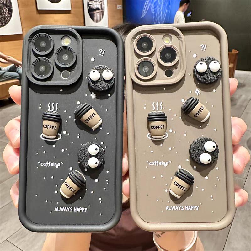 Милый DIY 3D чехол для телефона с рисунком кофе для Google Pixel 9 8 7 Pro 5G Pixel 7A 8A 9 Pro XL Мягкий силиконовый Крутой Матовый Противоударный Чехол