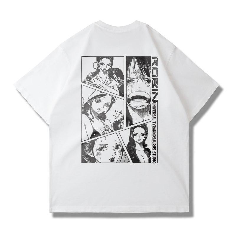 One Piece Graphic TShirt Luffy ACE Anime Tee Unisexs 2026 Summer Fashion Oversize Street Casual Y2K Tops Streetwear Clothing