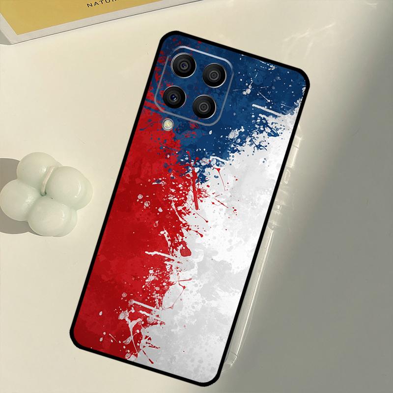 Флаг Чехии Для Samsung Galaxy M54 M21 M33 M53 M13 M12 M32 M52 M11 M31 M35 M55 M15 M14 M34 M06 M16 Чехол