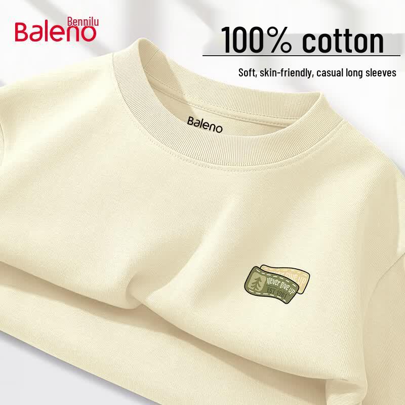 Мужская футболка Baleno, 220 г/м², оверсайз, с длинным рукавом