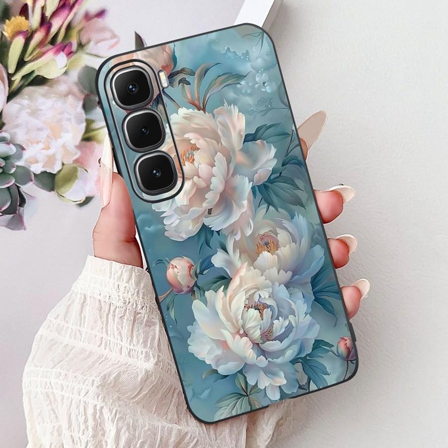Для Infinix Hot 60 Hot60i Чехол-крышка с красивым узором в виде сердца Мягкий силикон Funda для infinix hot 60 Hot 60 i X6728 Ударопрочный Capa