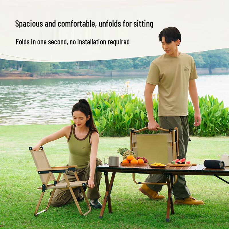 JD Joybuy Folding Camping Table and Chair Set