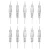 10pcs Set Eyebrow Lip Tattoo Cartridge Rotary Micro Needle Disposable Sterile Needle R1 Blunt