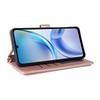 For ZTE Blade A36/nubia A36 Case with Shoulder/Wrist Strap Leather Phone Cover Stand Wallet