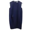 ENFOLD made in Japan No sleeve one piece 36 Navy system Back zip Women Used