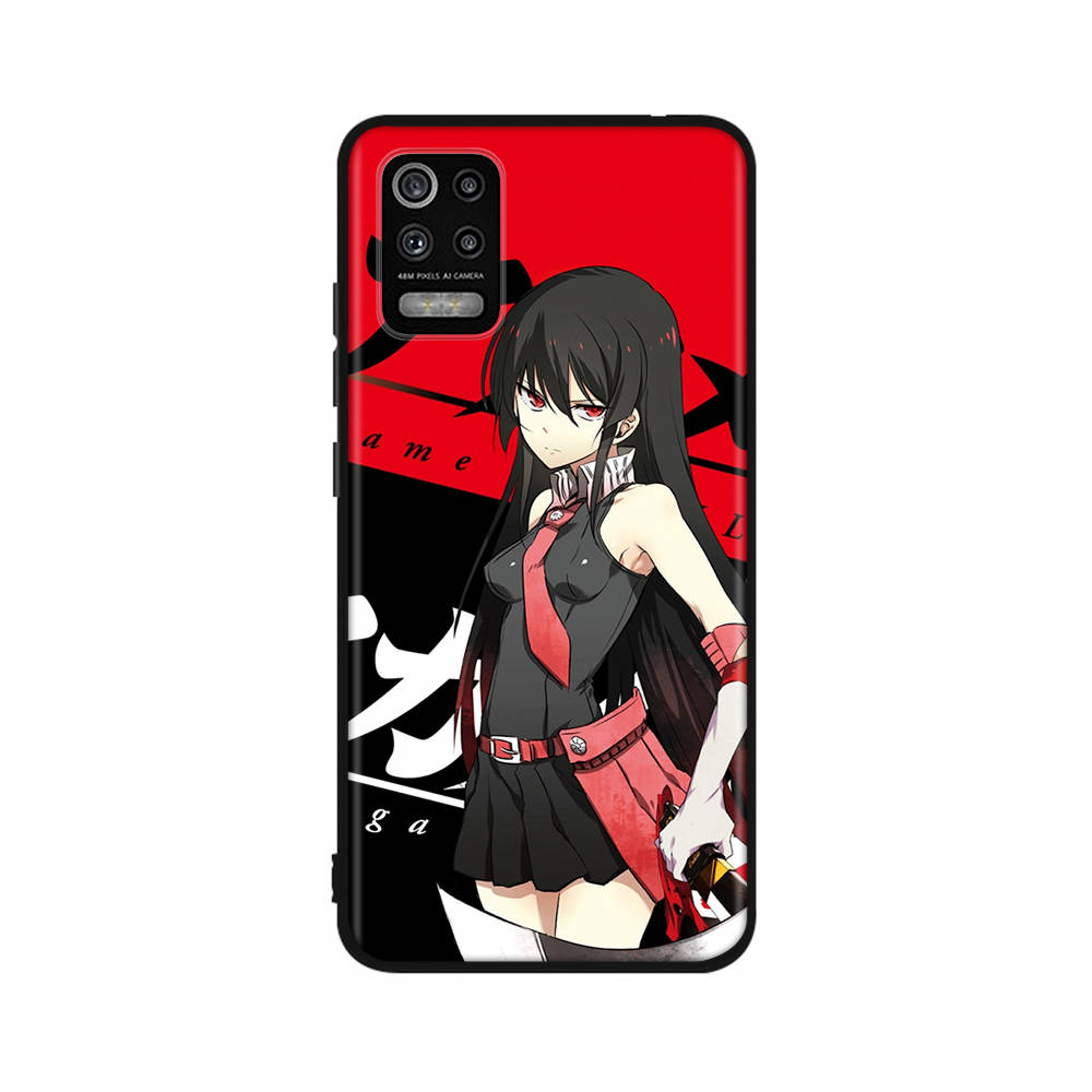 Чехол DT50 Akame Ga Kill для Xiaomi Poco X6 X4 M5 M6 F5 F6 C65 C55 C50 C51 C40 Redmi Note 7 8 14C A3X 13C 12C 11 10A 9C Pro, черный мягкий чехол