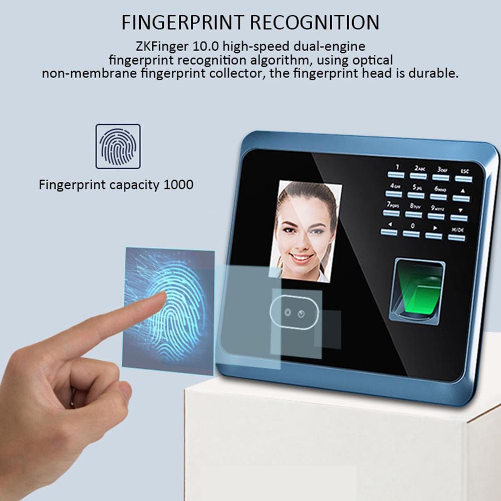 Linx WIFI UF100plus Biometric Fingerprint Face Recognition Time Attendance Machine System With Keyboard Facial Time Clock