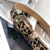 Субкультура Мужской и женский леопардовый принт Spice Girls ремень Женский мягкий ремень для волос Премиум ретро индивидуальность украшение Стиль тысячелетия