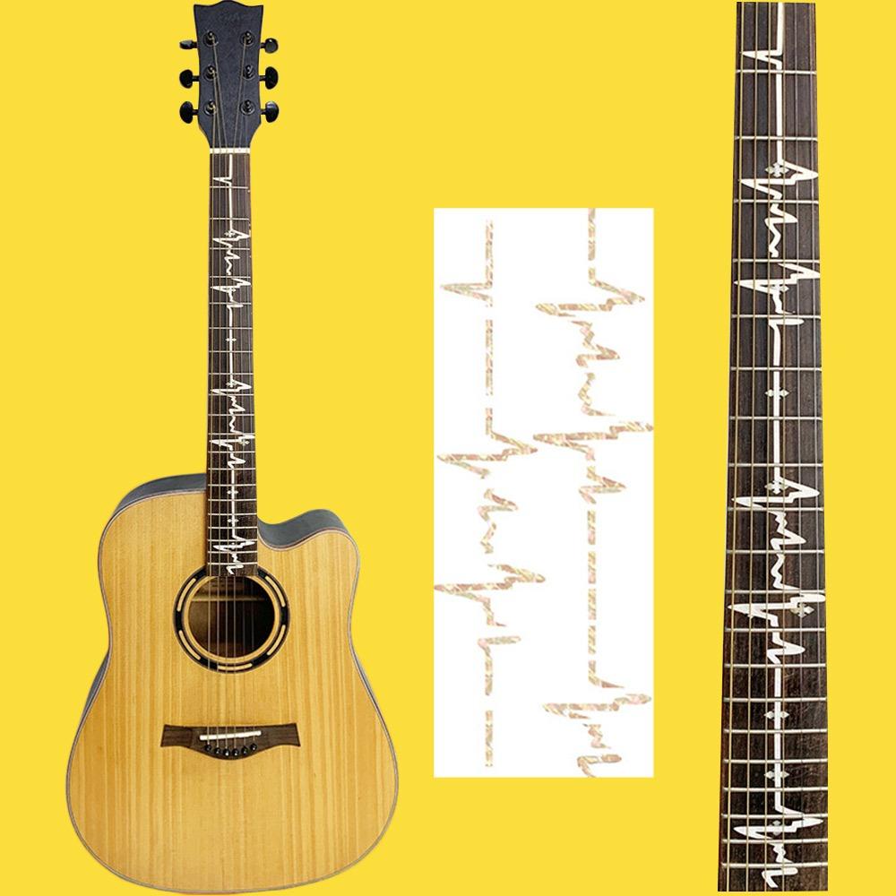 DIY Bass Inlay Decal Guitarra Accessories Наклейка на гриф гитары Наклейка на гриф гитары Бас-гитара