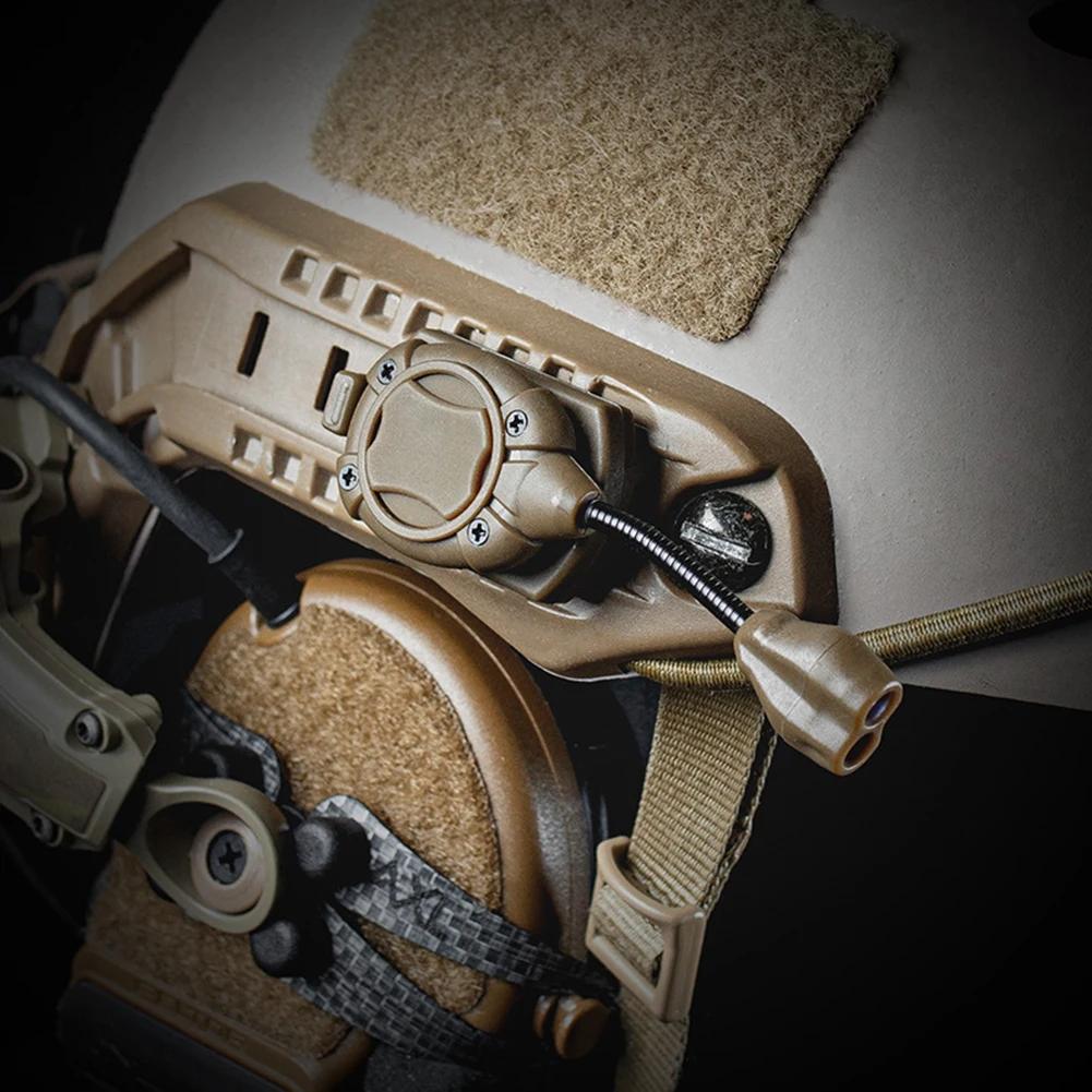 Новый Тактический Шлем Свет Нейлон Airsoft Шлем Свет Лампа Энергосберегающий Охота Военный Шлем Фонарик