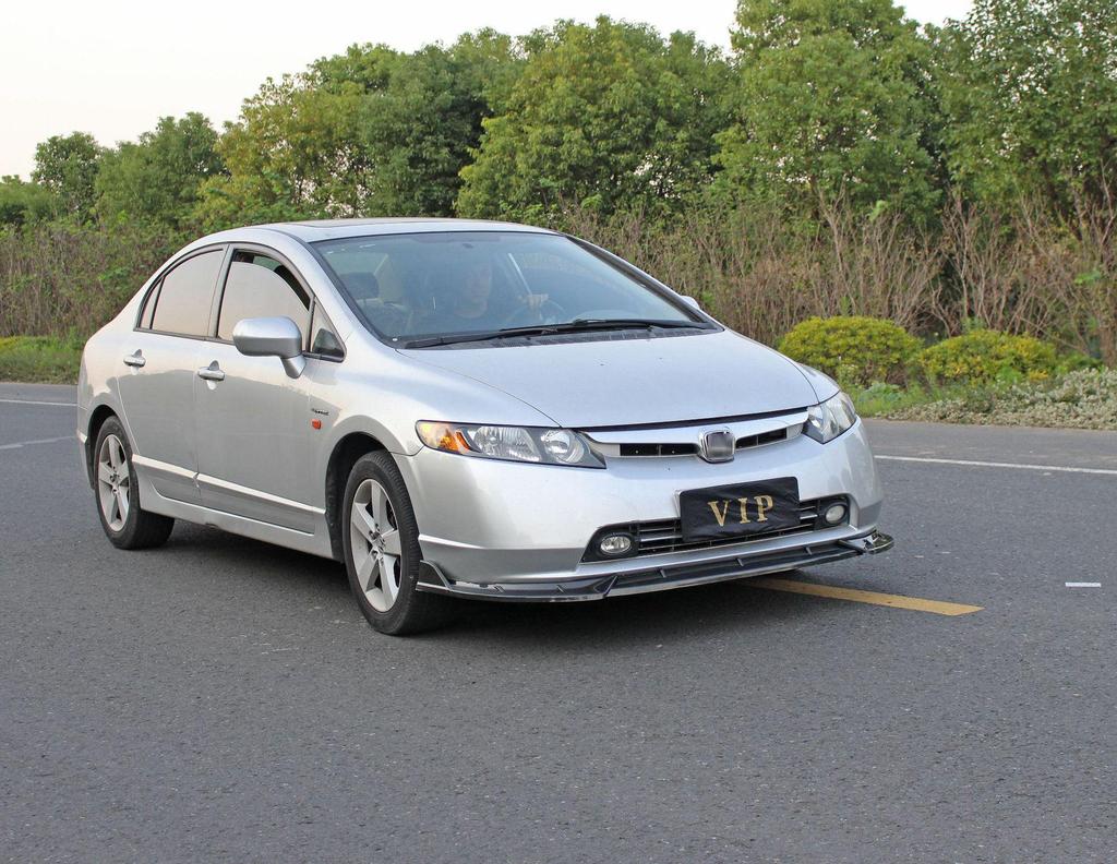 Совместимый с Honda Civic 8-го поколения 2005-2011 гг. Комплект переднего спойлера-накладки на угол