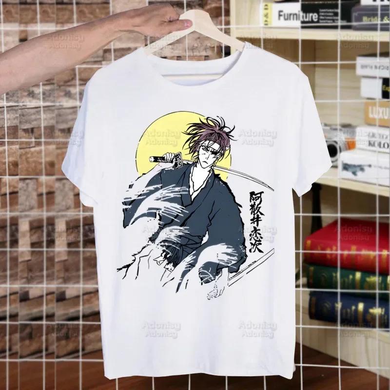 Bleach Зараки Кенпачи Куросаки Ичиго Футболки для парней О-образный вырез Короткий рукав Обычный Мужской рост Качество Мужская Хип-хоп футболка