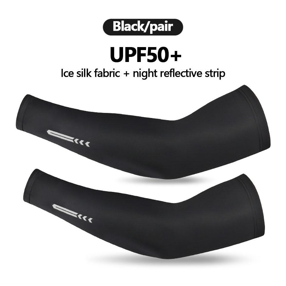 Ice Silk Cycling Sleeves Summer Sun Protection Arm Protector Outdoor Sports Fishing Tourism Ice Sleeve Arm Protection