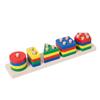 Wooden Sorting Stacking Toy for Toddlers 3Y Stacker Blocks Children Montessori Shape Sorter Toys Educational Matching Puzzles