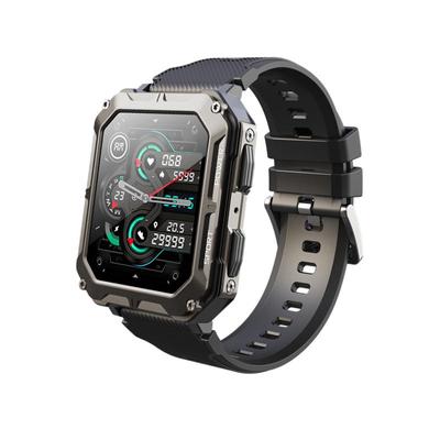 C20pro Умные часы для улицы: Экран 1,83 дюйма, Звонки по Bluetooth, Мультиспортивные режимы, Мониторинг здоровья, Тройная защита