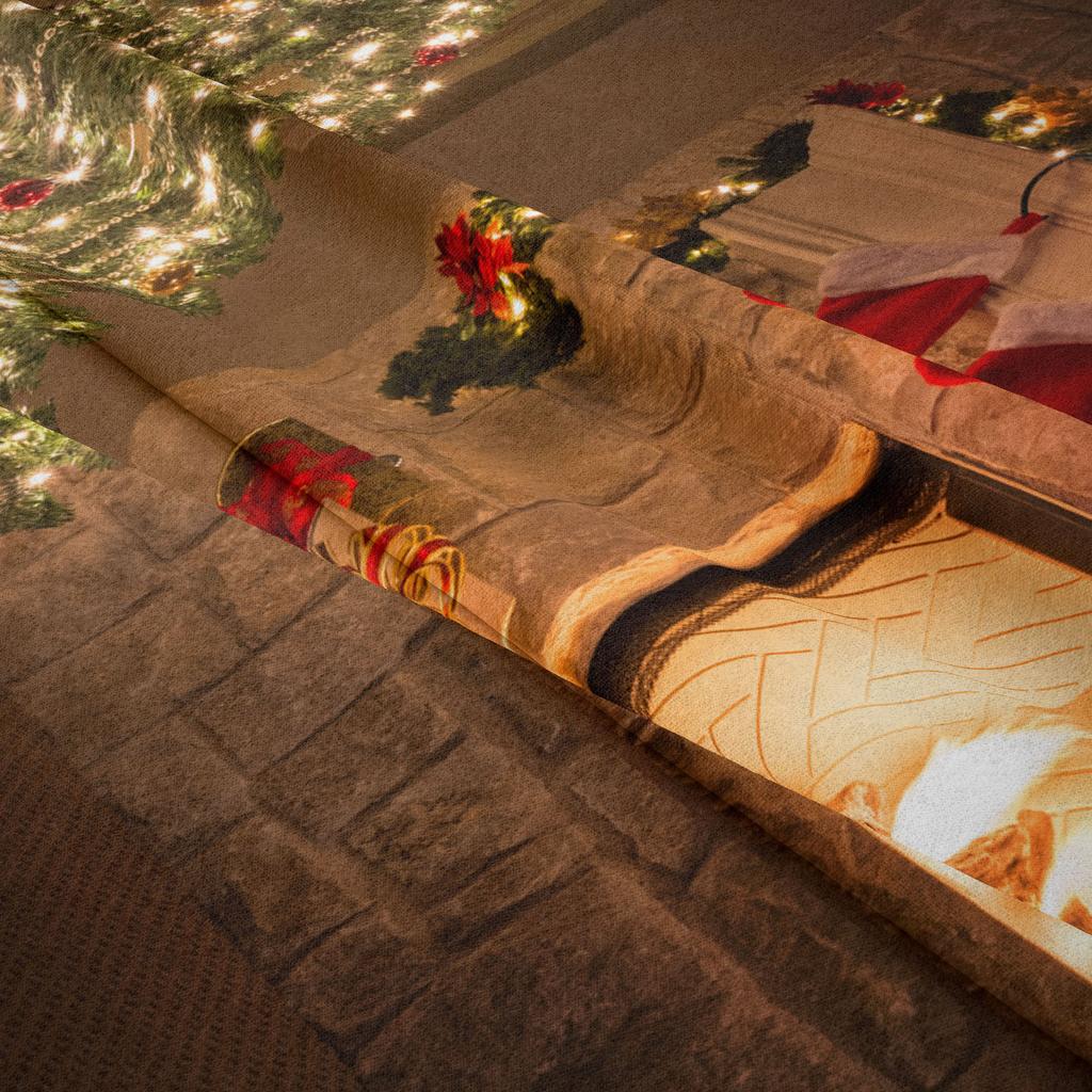 Tiktok живой фон Рождественская елка висит на стене гобелен украшение комнаты фон ткань одеяло