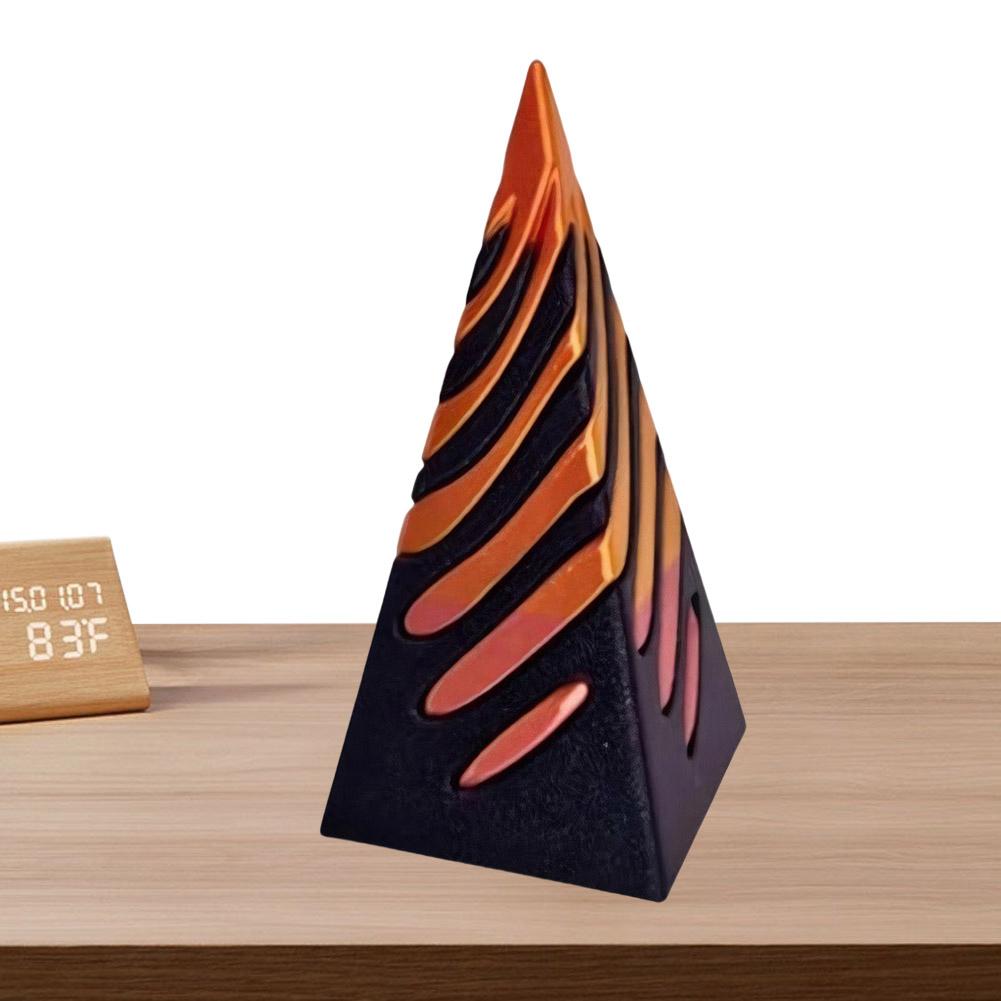 3D-печатная спиральная конусная игрушка, невозможная пирамида, проходная скульптура, проходная пирамида, игрушка-фиджет, подарки для детей и взрослых