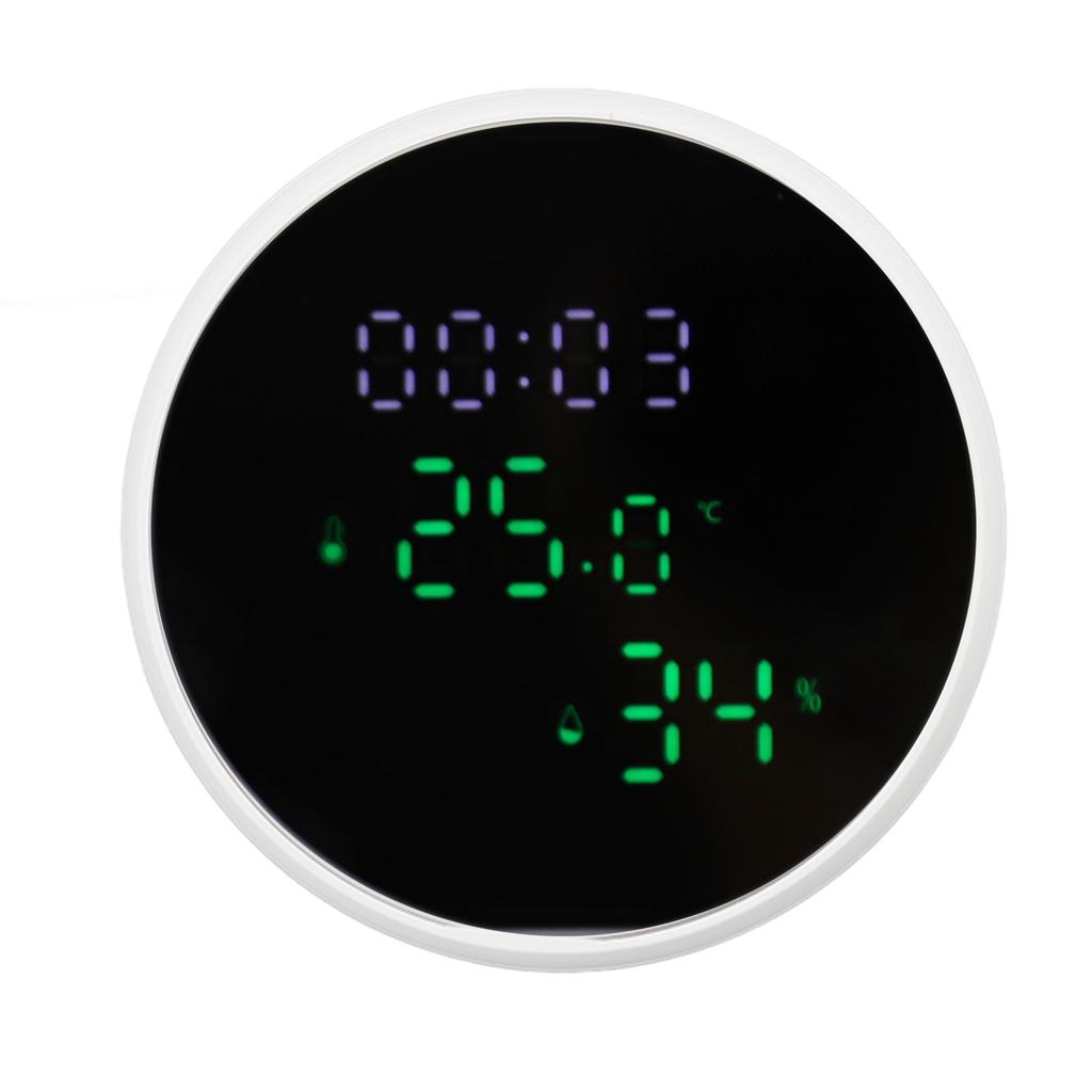 WiFi Thermometer Hygrometer High Accuracy Voice Control Smart Temperature Humidity Sensor with LED