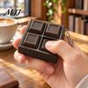 Шоколадная Игрушка-Кликалка 3D Печатная Игрушка, Брелок-Подвеска с Кнопкой-Декомпрессором с Тактильной Цепочкой-Щелкалкой, Щёлкалка для Снятия Стресса для Рюкзаков