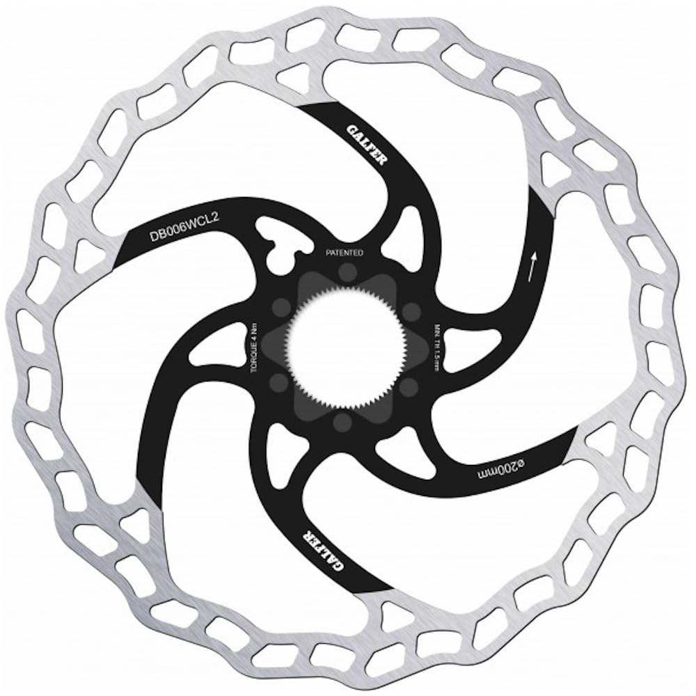 GALFER BRAKING SYSTEMS Тормозной диск DB002W2CL DISC WAVE для MTB (Центральный замок) 160/2.0мм