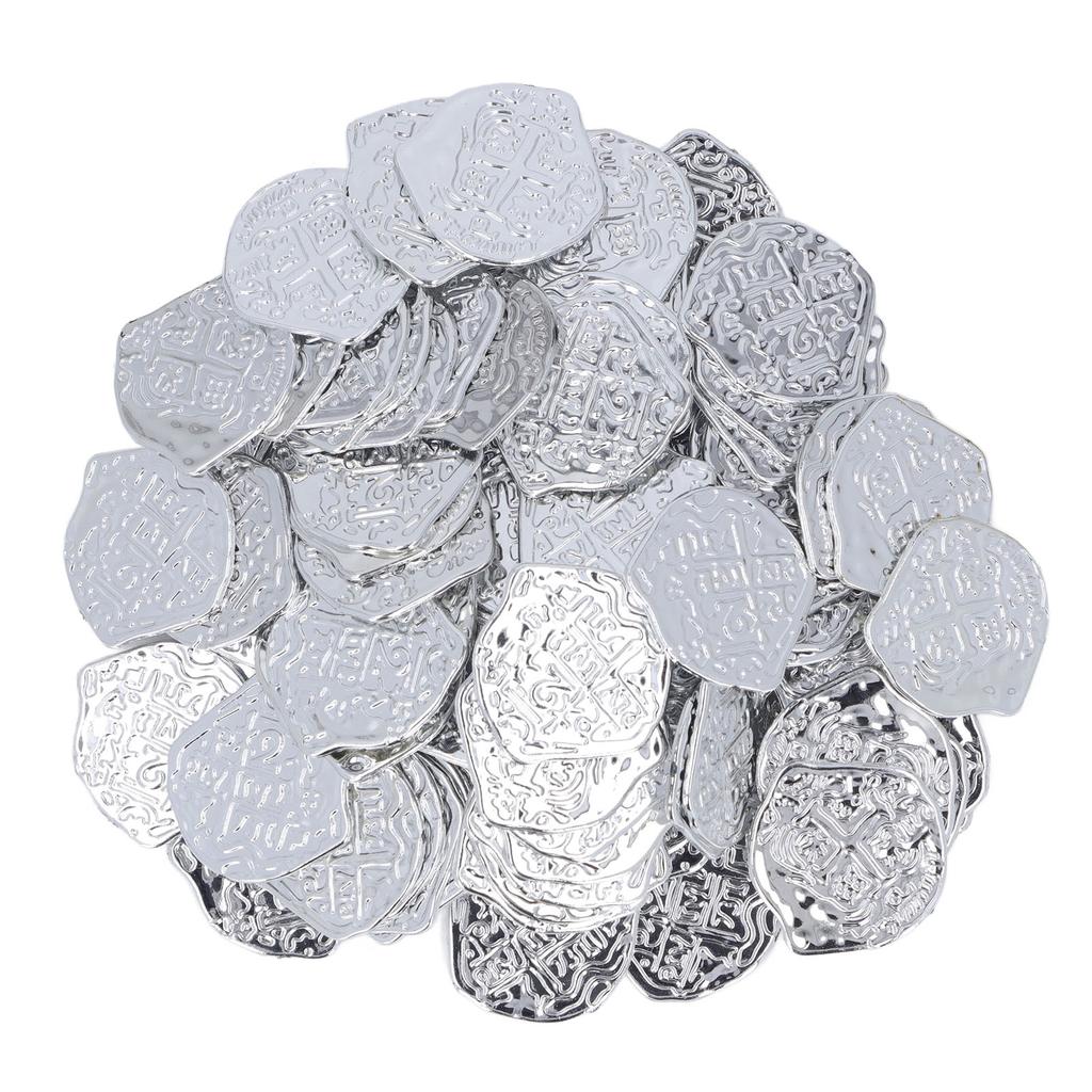 100 шт. Пиратские монеты Декор Высокая имитация Специальные узоры Фестиваль Декоративные монеты для Хэллоуина