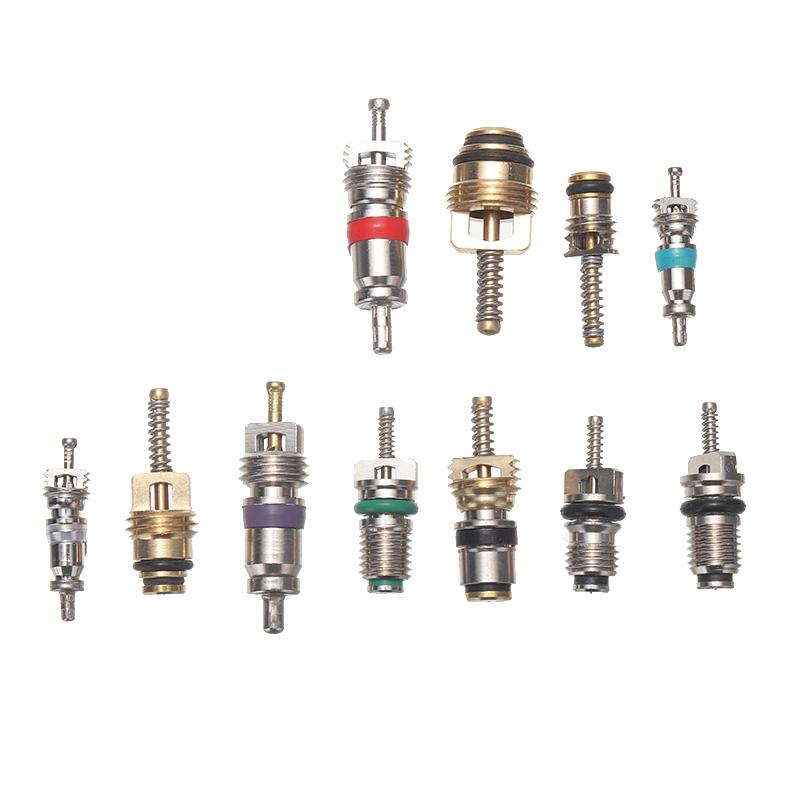 100 шт./кор. автомобильный автоматический AC/C клапанный сердечник для R134A клапаны кондиционирования воздуха Ассортимент комплект