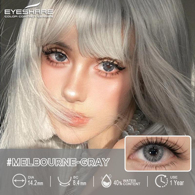 Eyeshare Цветные контактные линзы Black Beauty Pupil Натуральные линзы Цветные контактные линзы Синие контактные линзы Контактные линзы для глаз