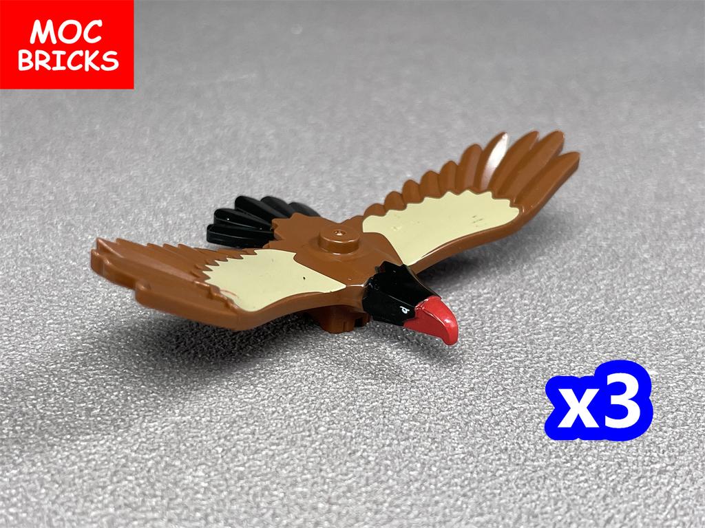 Нетоксичные Moc Кирпичи Животное Леса Джунглей Лесная Сцена Лебедь Кролик Мышь Птица Собака Сборка Строительные Блоки Детские Игрушки Пластиковая Кукла