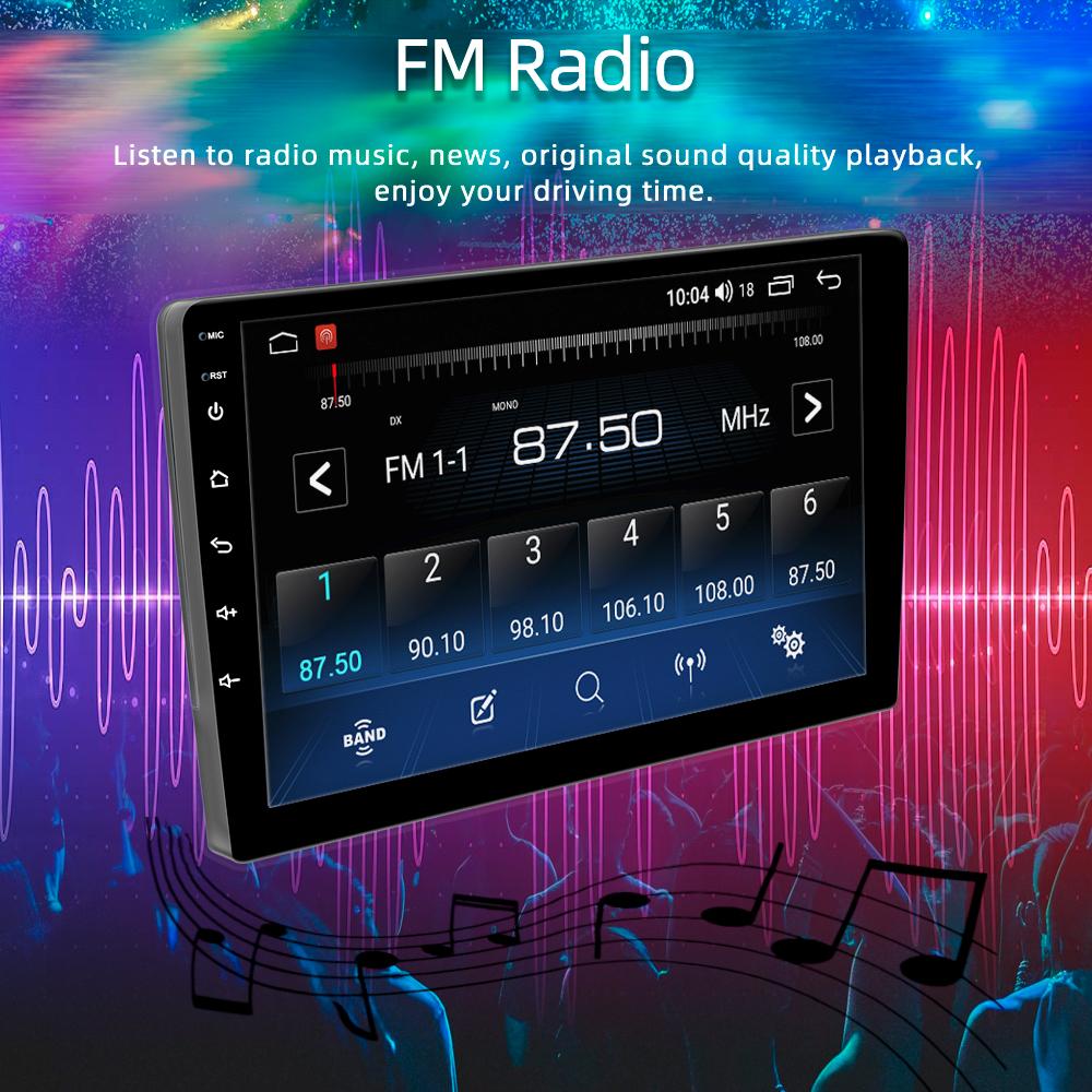 Reakosound 2 Din 7" Andriod 11 Car Multimedia Player Carplay 2+32G GPS Navigation Bluetooth Car Audio Wifi USB FM Mirro rLink HD Car Audio Stereo