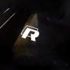 FUVLN1 2Pcs For Volkswagen vw Magotan Golf Touran Tiguan Sharan Passat Scirocco Car Door Emblem LED Light Welcome Lamp Laser Projector