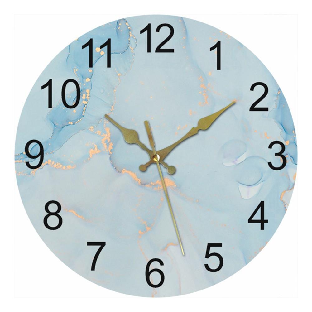 12-дюймовые настенные часы с мраморной текстурой, круглые настенные часы с мраморной текстурой, декор
