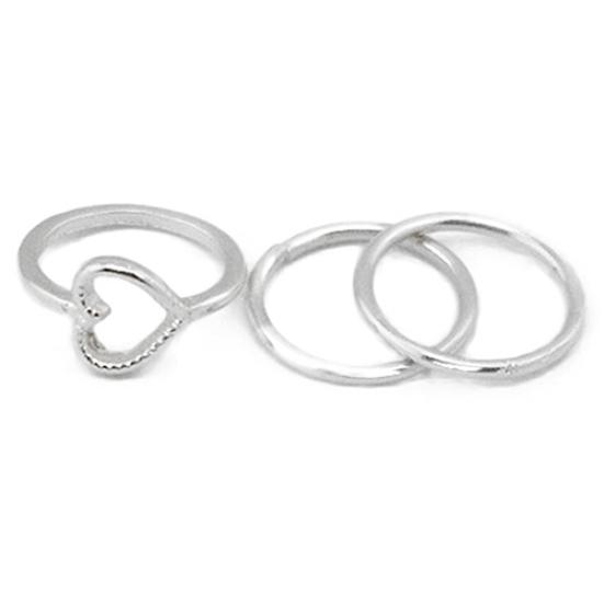 4 шт./компл. кольцо со стразами в форме листа в форме сердца над костяшкой миди, вечерние кольца в стиле бохо