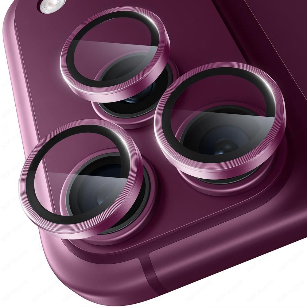 For iPhone 18 Pro Max Lens Case Self-Locating Camera Glass Metal Ring iPhone18 ProMax iPhone18Pro 18Pro Easy Install Lens Cover 4