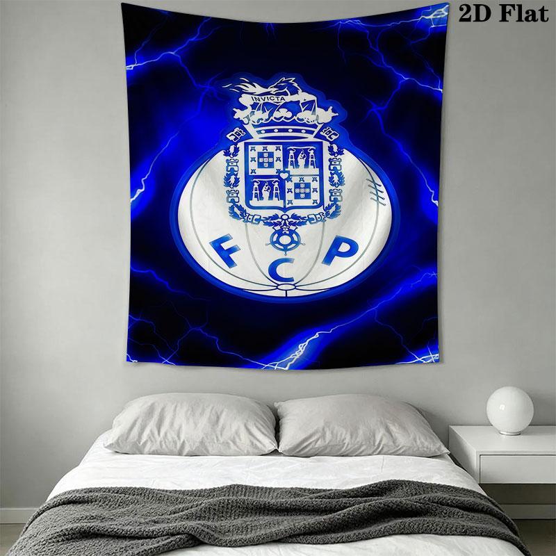 Porto football Wall Hanging Printed Fabric Blanket Decorative Tapestries for Bedroom Living Room Home Decor