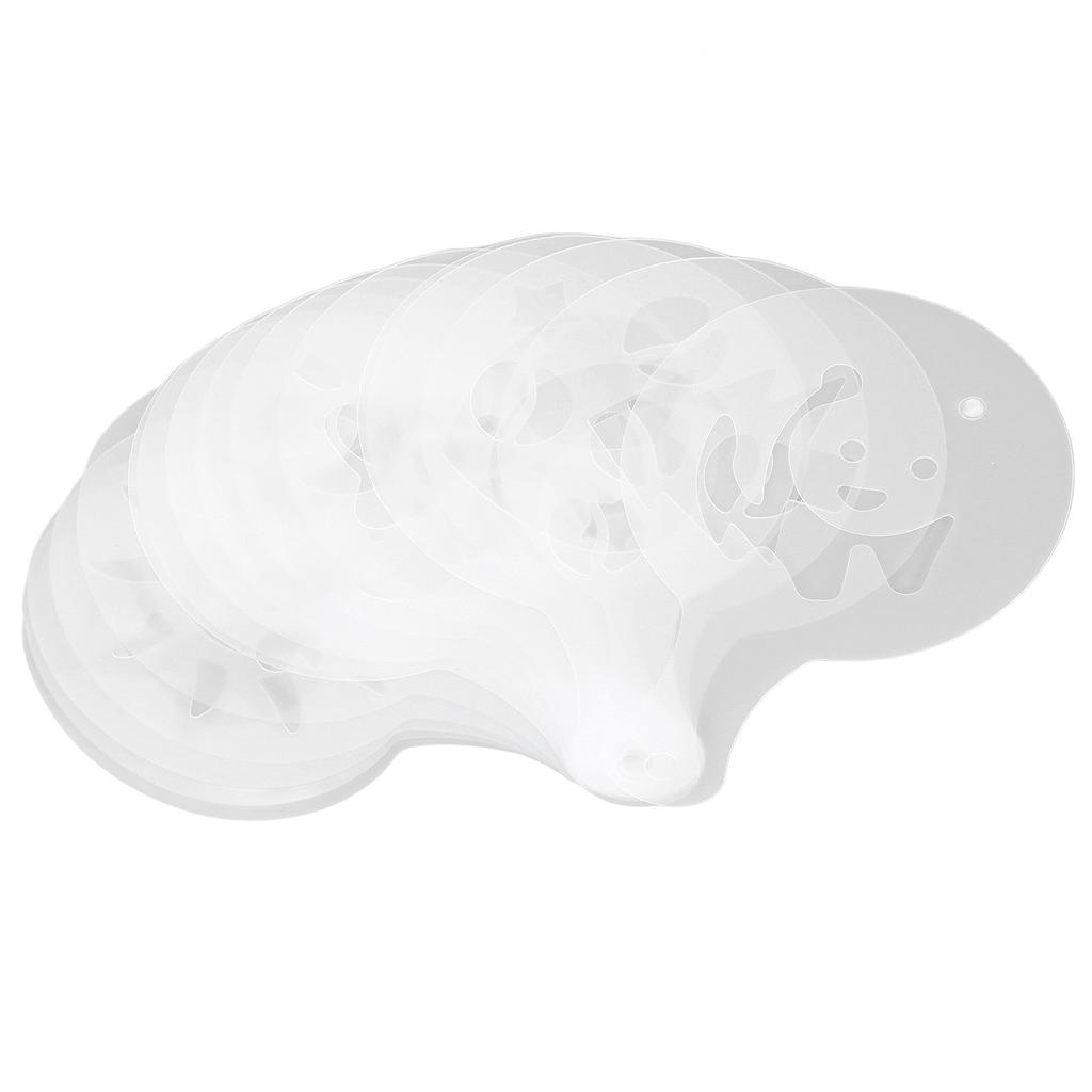 16 шт. Кофейные трафареты Многоцелевые трафареты для украшения торта для DIY Кофе Торт Фондант Шоколад